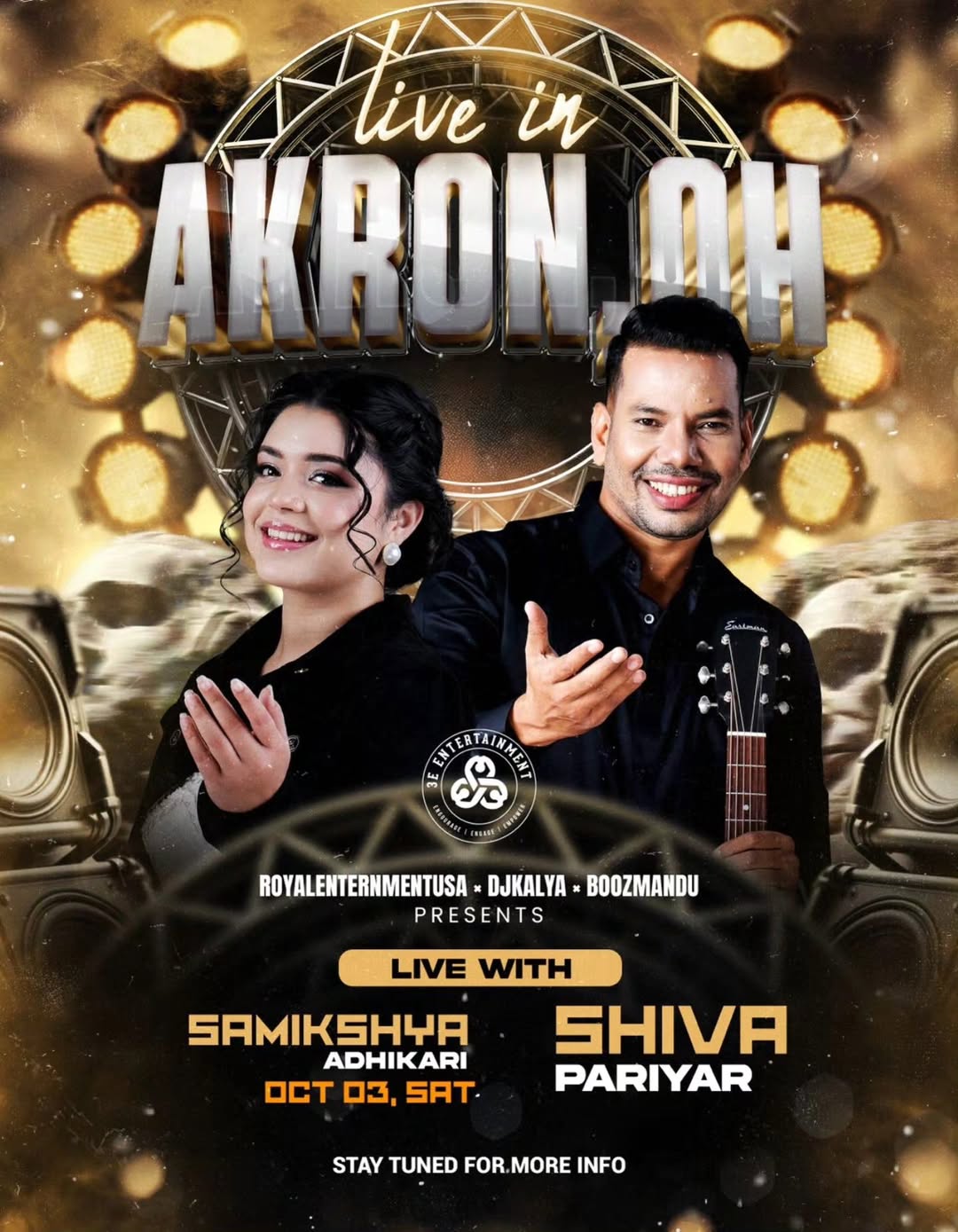 Shiva Pariyar & Samikshya Adhikari Live in Akron, OH
